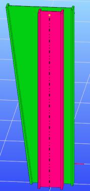 rúd bal oldala lesz párhuzamos az eredeti rúd tengelyével), szimmetrikus vagy +z (a változó keresztmetszetű rúd jobb oldala lesz párhuzamos az eredeti rúd tengelyével).
