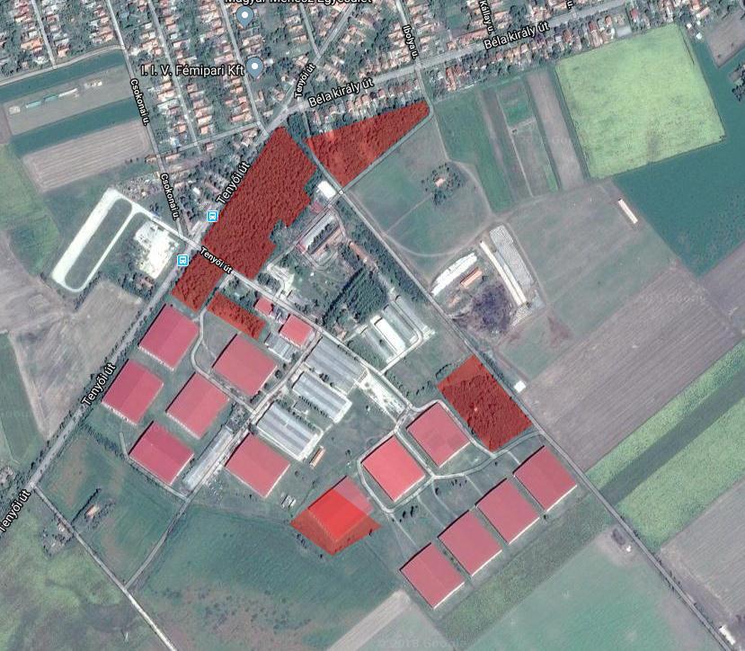 A TERVEZÉSI TERÜLETET AZ ÖVEZET AZ OTRT SZERINT KIS