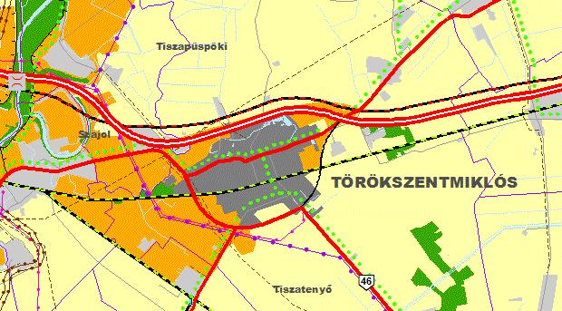 A TERVEZÉSI TERÜLETET AZ ÖVEZET AZ OTRT SZERINT NEM ÉRINTI! AZ ÖVEZET A TELEPÜLÉS KÖZIGAZGATÁSI TERÜLETÉT NEM ÉRINTI!