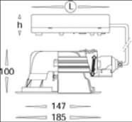 kifutó termékek 19 5 CCT Flash mélysugárzó F TC-TEL G24q 175 mm Kód HL kód