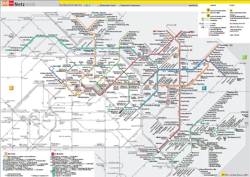 5. Egyéb közlekedési megoldások Berlin Villamoshálózati-, metróhálózati-, és csomóponti érdekességek Kelet-, és