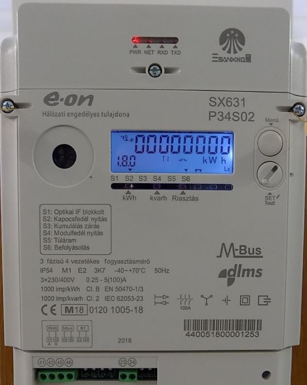 tizedes felbontás Kommunikáció: GPRS.