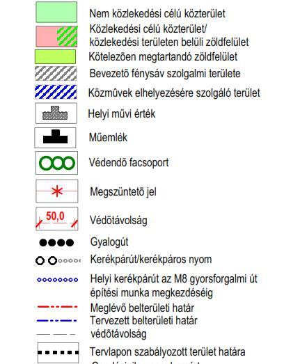 .) önkormányzati rendelethez A szabályozási terv módosítása (A véleményezési anyagban a