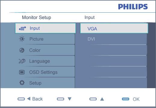 Az OSD leírása Mi az a képernyőn megjelenő menü (On-Screen Display OSD)? Valamennyi Philips LCD-monitor rendelkezik képernyőn megjelenő menüvel (On- Screen Display - OSD).