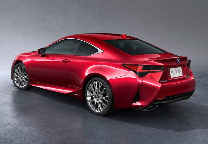 LEXUS RC 300h ELŐZETES FELSZERELTSÉGI LISTA HIVATALOS MÁRKAKERESKEDÉSEK LEXUS BUDA 1112 Budapest, Budaörsi út 185 195. Telefon: +36 1 248 2482 www.lexusbuda.