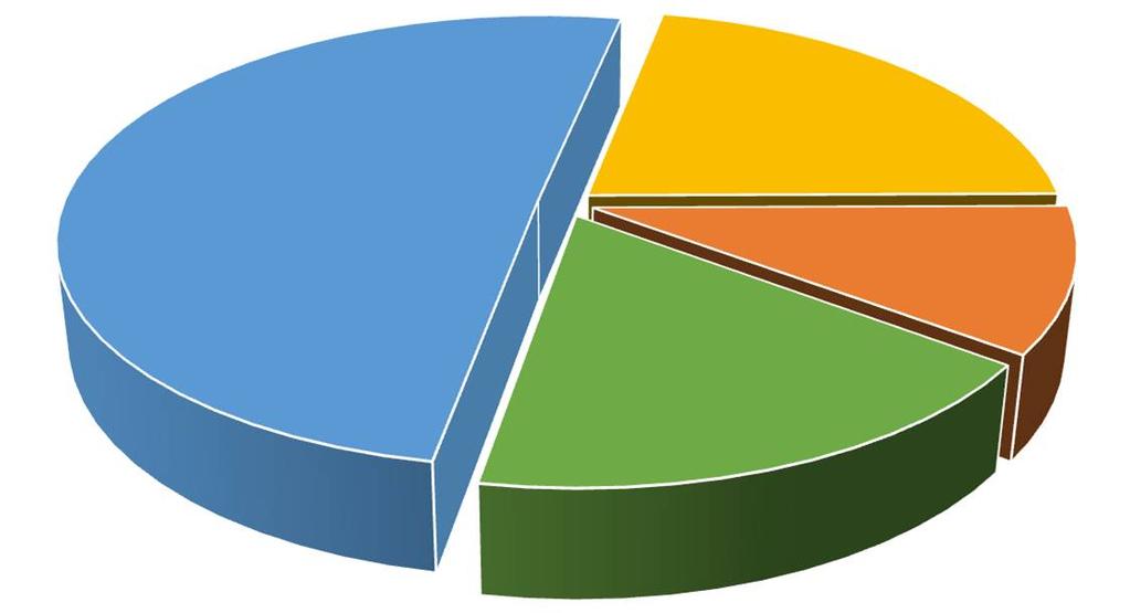 1 11 65,8% 341 21,93% 66 4,26% 136 8,73% Vásárolt villamos energia Földgáz Motorbenzin Gázolaj 9