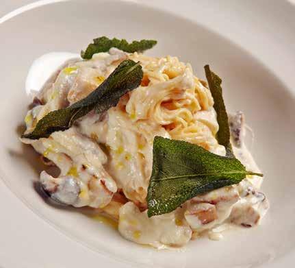 PASTAS TÉSZTÁK CAPELLINI WITH WILD MUSHROOM AND RICOTTA