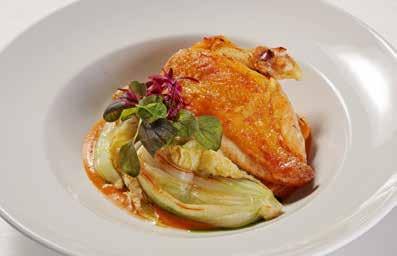 MAIN COURSES FŐÉTELEK SUPREME CHICKEN WITH CABBAGE STEW SUPREME CSIRKEMELL