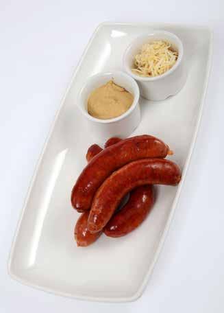 EURO 11 HUF 3300 HUNGARIAN SAUSAGES WITH MUSTARD AND HORSERADISH MAGYAROS