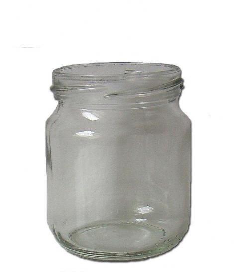 konzerves üveg minden oldala sima 370 ml-es