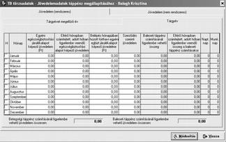 Amennyiben a Cég év közben tért át az XL bér program használatára és Nyitó adatokkal indult, akkor ha a Dolgozó törzsadatai / Jogviszony / Nyitó adat / Távollét fülön belül TB Ellátás szerepel, azt a