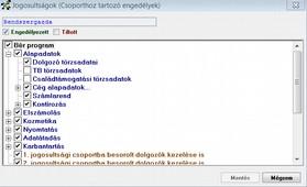 3. kép A menüpont előtti '+' jelre kattintva ahhoz a főmenüponthoz tartozó almenühöz kapcsolódó tiltásokat rögzíthetünk. 4. kép Pl.