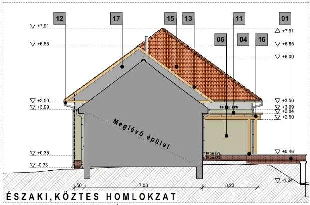 kiszolgáló helyiségekkel (raktár, irattárak,