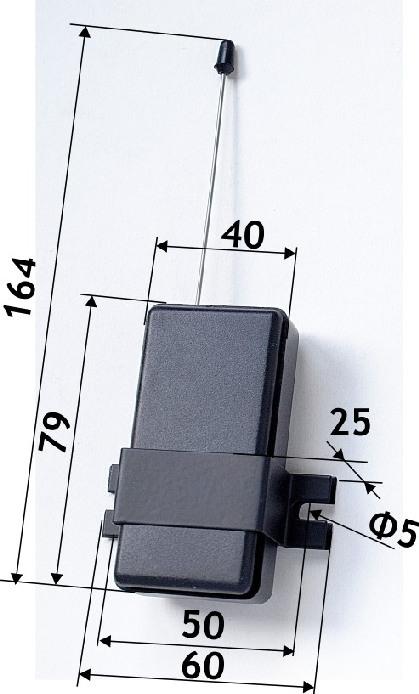 10 mw ERP (868,3 MHz) max. 500 mw ERP (869,6 MHz) Tápfeszültség 12 V DC Tápfeszültség Áramfelvétel min. 18,max. 110 ma Leválasztás Rendszer-felépítés Adásindítás korlátlan Kitiltható adók száma max.