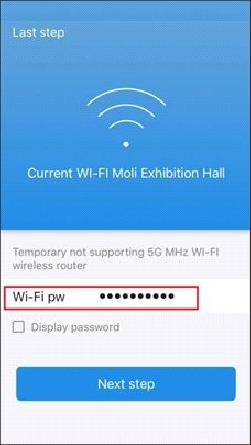 2.) Csatlakoztassa a telefont a Wi-Fi-hez, jelentkezzen be az APP-be és adjon hozzá hálózati eszközt.