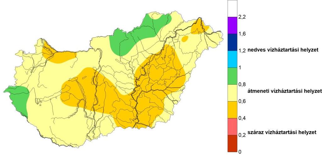 esetén Az Integrált vízháztartási tájékoztató, operatív aszály- és vízhiány