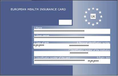 Az ecard a biztosítási országon belüli ellátásra jogosít. A hátoldala megegyezik az Európai Uniós kártyával.