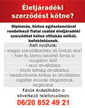 26 HIRDETÉS XXXIII. évf. 21. szám Hawle Szerelvénygyártó és Forgalmazó Kft. H-2000 Szentendre Telefon: 26 501-501 Dobogókői út 5. Telefax: 26 501-502 www.hawle.hu E-mail: info@hawle.hu Dr.