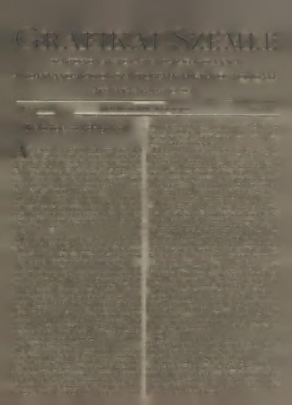 G r a f ik a i S zem le S Z A K F O L Y Ó I R A T A G R A F I K A I I P A R Á G A K S Z Á M Á R A A KÖNYVNYOMDÁSZOK SZAKKÖRÉNEK HIVATALOS KÖZLÖNYE MEGJELEN MINDEN HÓ 20-ÁN IV.