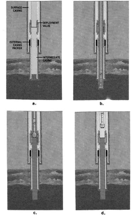 ábra) A fúrószárba épített nyomásmentesítő szelep (Pressure Relief Valve = PRV) általában dróthuzallal kiépíthető feladata a fúrószár biztonságos ki- és beépítése azáltal, hogy megakadályozza a