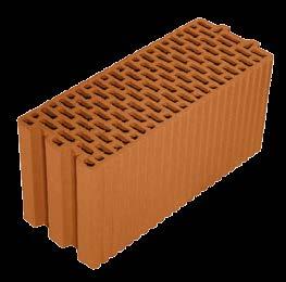 Megoldás ra Porotherm 20 N+F Hagyományos vastagság (cm) h x sz x m (cm) (N/mm 2 ) (kg/db) (db/m 2 ) (db/raklap) (kg/m 2 ) 20 50 x 20 x 23,8 11 17,9 8 50/48 21,6 Porotherm 12 N+F Profi Dryfix Ragasztó