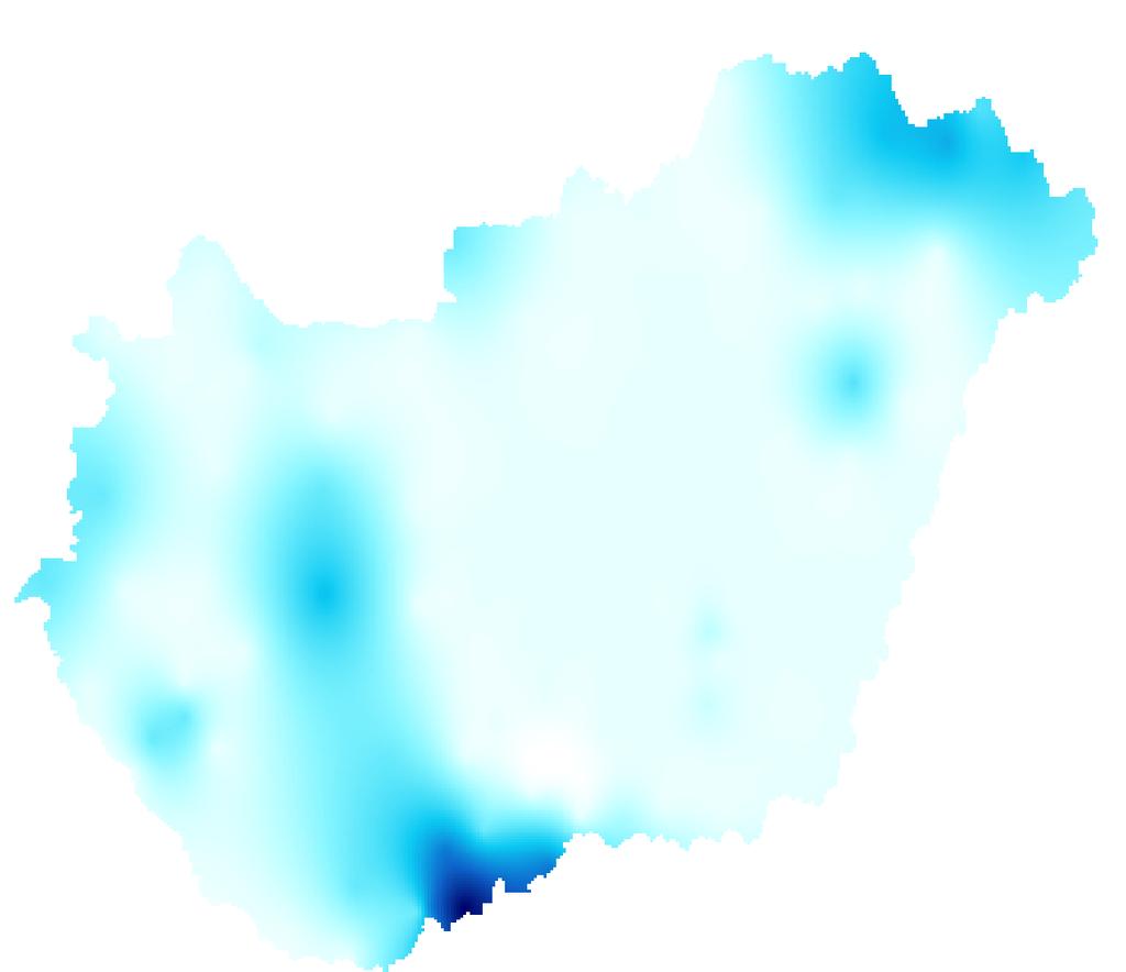 1. HELYZETÉRTÉKELÉS Csapadék 2011 novemberében a rendelkezésre álló adatok szerint az ország területére lehullott csapadék mennyisége 0 mm (az ország területének túlnyomó részén) és 5 mm