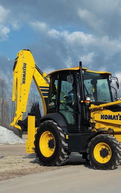 Kotró-rakodók A kotró-rakodók gyártásának hosszú távra visszanyúló tapasztalataiból és a hagyományaiból kiindulva a Komatsu új mércét szeretne felállítani a piacon.