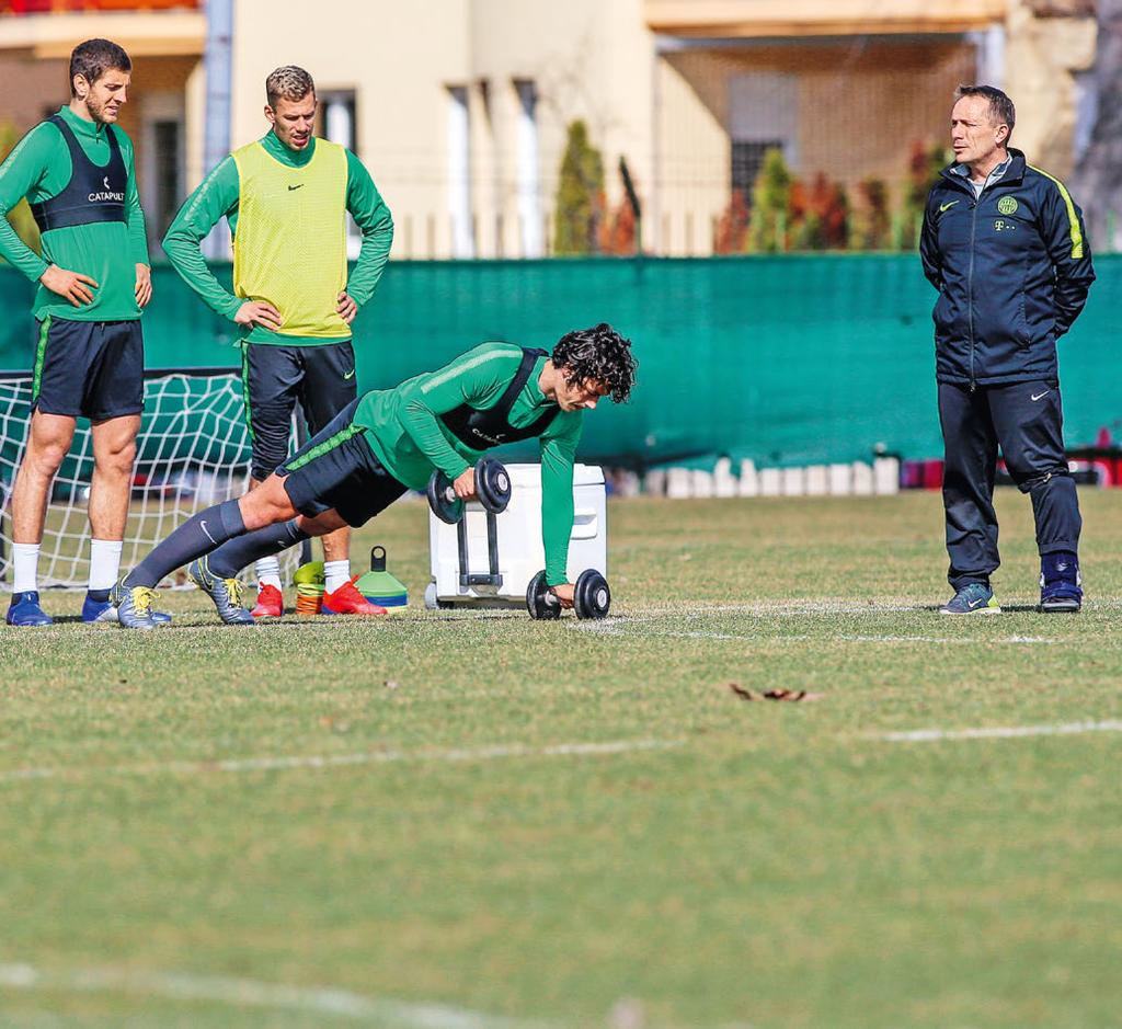 FUTBALL # TECHNOLÓGIAI ELŐRELÉPÉS A Ferencváros fontosnak tartja a sikerek felé vezető úton a hátország fejlesztését is.