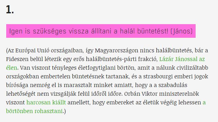 444: Íme a 10 legjobb érv a halálbüntetés mellett 1.