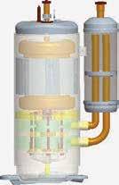 Hatékonyabb és energiatakarékosabb Energiatakarékosabb Fejlett DC inverteres 180 -os vektoros vezérlésű technológiát tartalmaz a kompresszor stabil működése érdekében.