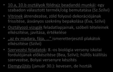 2019. január 10.a, 10.b osztályok földrajz beadandó munkái: egy szabadon választott termék/cég bemutatása (Sz.