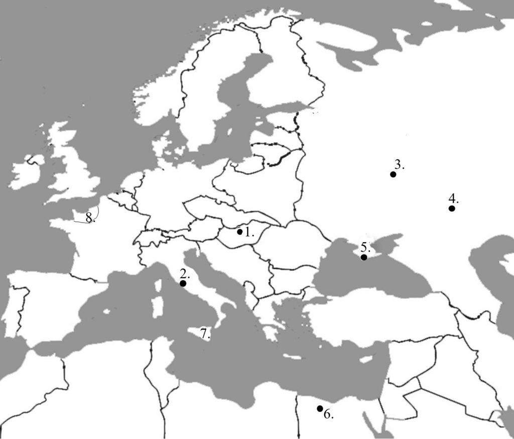 8. A feladat a második világháborúval kapcsolatos. (komplex tesztfeladat) Oldja meg a feladatokat a források és ismeretei segítségével!