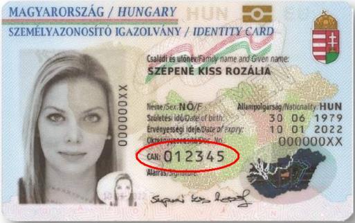 Melléklet a CVCA Frissítés lépései billentyűzettel rendelkező kártyaolvasóval Az első belépést megelőzően javasolt a CAN szám feljegyzése, hogy a további műveleteknél