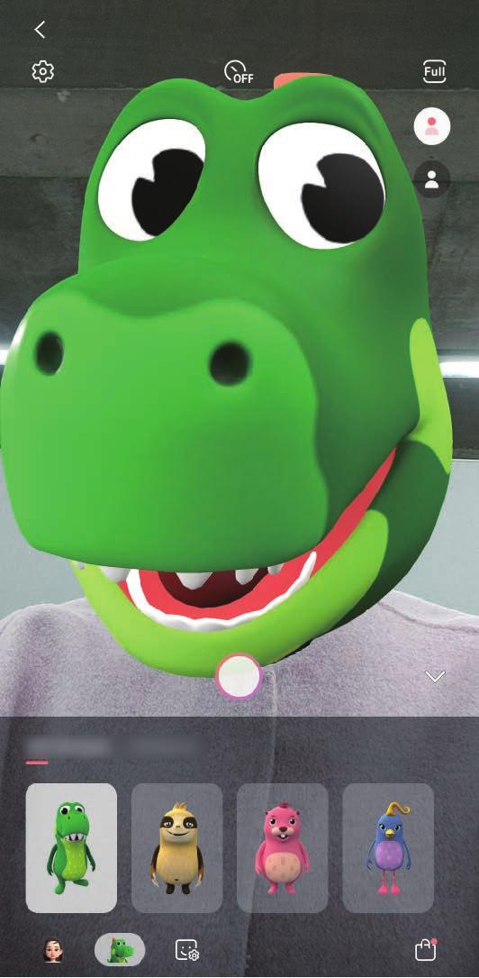 Alkalmazások és funkciók AR-EMOJI Bevezető Hozzon létre Egyéni emojit, amely pont úgy néz ki, mint Ön, és készítsen