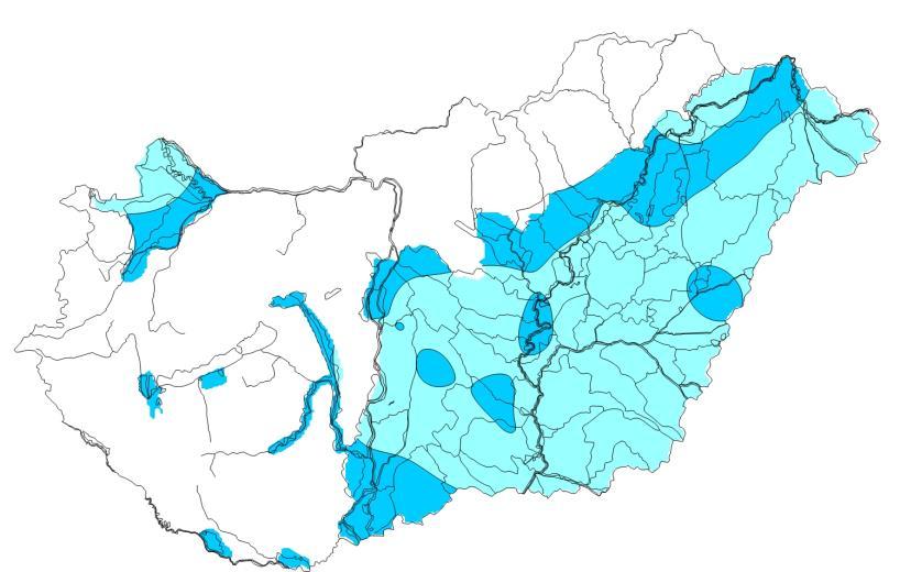 Az átlagosnál csapadékosabb januári időjárás esetén Belvízi előrejelzés A jelenlegi hosszú távú meteorológiai előrejelzés szerinti az idei január folyamán az átlagosnál melegebb és átlagosnál