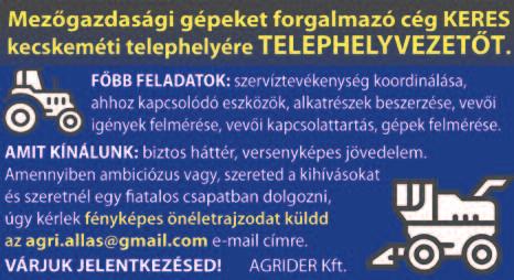 Biztos számítógépes tudás fontos. Elsősorban férfinak való munkakör. Jel.: a 06-20/310-2544-es telefonszámon lehet csak hétköznap Omrusz-Plusz Kft.- A Marillen Kft.