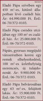 Irányár: 14,7 M Ft. Tel: Azonnali készpénzfizetéssel keresek lakást, vagy családi házat. Tel: + 36 70 450 5555 Hitelügyintézés, ingyenes banki kalkulátor. Szabó Erika - Otthon Centrum Ingatlaniroda.