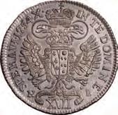 /Brustbild mit Lorbeerkranz n.r./ Rv: IN TE DOMINE SPERAVI 1753 X kétfejû sas
