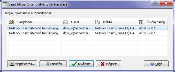 A MOKKA képes dossziék titkosítására, így csak a titkosítás során megadott címzettek tudják megnyitni a titkosított dossziét.