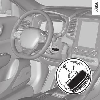 A motor BEINDÍTÁSA, leállítása: kulccsal rendelkező gépkocsi A motor beindítása Benzinmotoros típusok Indítózzon a gázpedál lenyomása nélkül; a motor beindulásakor engedje el a gyújtáskulcsot.
