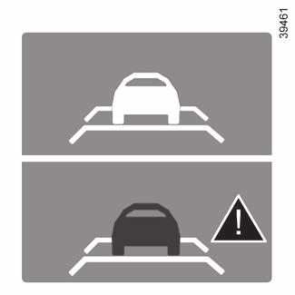 Adaptatív sebességtartó (5/8) Bizonyos helyzetekben (a gépkocsinál sokkal lassabban haladó jármű elérésekor, a gépkocsi előtt haladó járművek gyorsforgalmi sávba váltásakor stb.