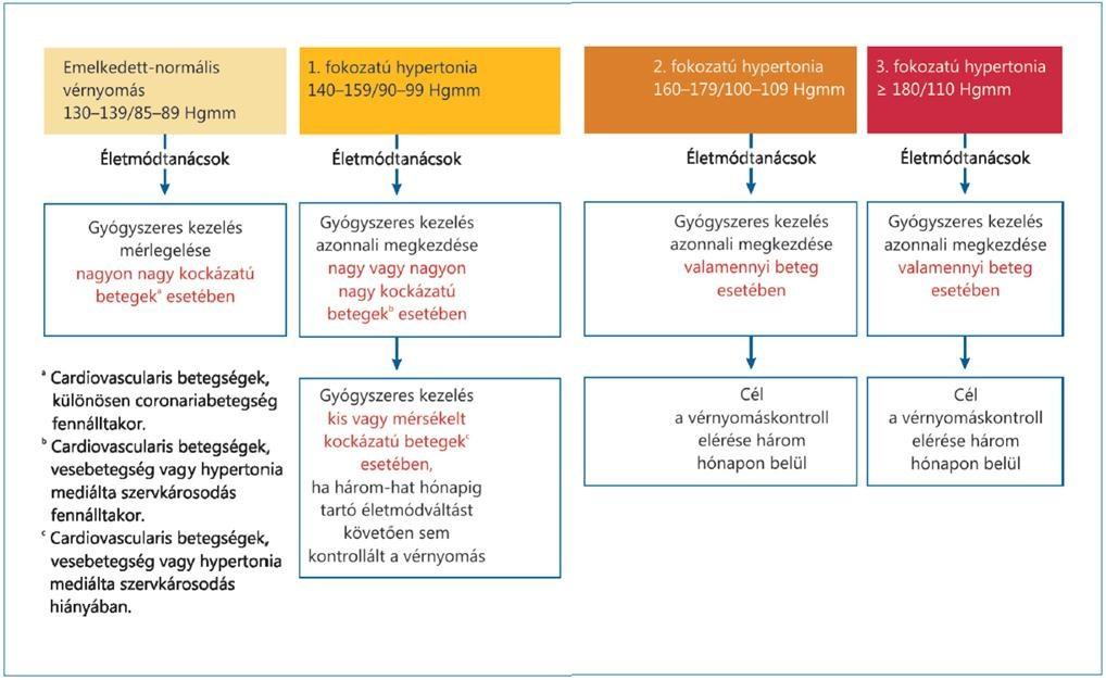 1. Az antihypertensiv kezelés indítása A hypertoniás betegek kezelésének célja, hogy meggátoljuk a hypertoniás célszervkárosodások, illetve szövődmények kialakulását, ezáltal csökkentsük a