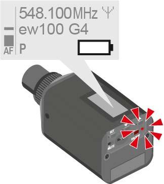 Az SKP 100 G4 telepítése Akkutöltöttség kijelző Az elemek/akku