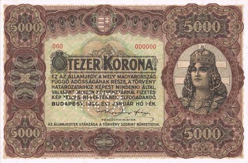 671 671. 50 Korona Államjegy /Staatsnote/ 1920. január 1.