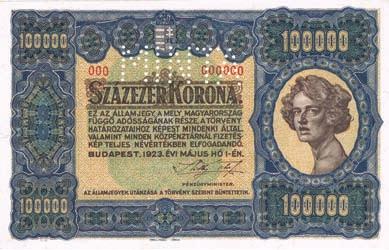 680 bankfrisch 200.- 681 681. 500 000 Korona Államjegy /Staatsnote/ 1923.