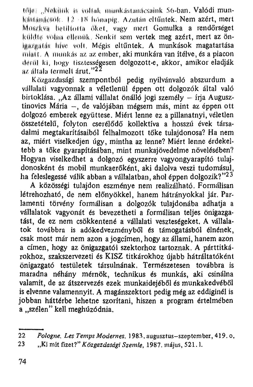 ftftjgi.jmtfiuiiik ifi vokíiu jíhiiikii:íian;j( s;mnk 56-ban. Valódi mun* I IH hónapig. A/niiín cllííntek.