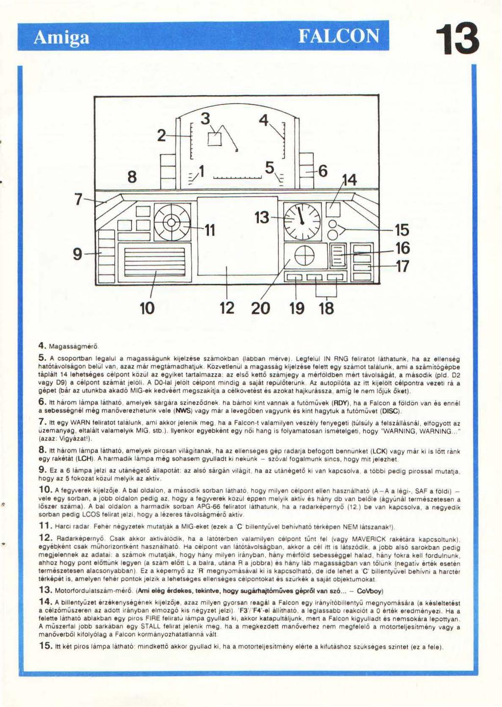 An1iga FALCON 13 2'--++-f- 8 6 11 ~--+-- 15 =-m~- 16 ~-17 10 12 20 19 18 4. Magassagmeró 5. A csoportban legalul a magassagunk k11elzése szamokban (labban merve). Legfelul IN RNG feliratot lathatunk.