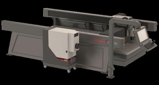PRO M1530 PreciTrack PRO M1530 Műszaki paraméterek elölnézet Befoglaló méret (X, Y, Z) 3232 x 5015 x 1800 mm Munkatér méret (X, Y, Z) 1500 x 3467 x 230 mm Pálya önsúly, technológia önsúly 1000 kg,