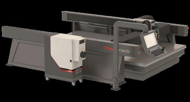PRO M2030 PreciTrack PRO M2030 Műszaki paraméterek elölnézet Befoglaló méret (X, Y, Z) 3232 x 5015 x 1800 mm Munkatér méret (X, Y, Z) 1500 x 3467 x 230 mm Pálya önsúly, technológia önsúly 1000 kg,