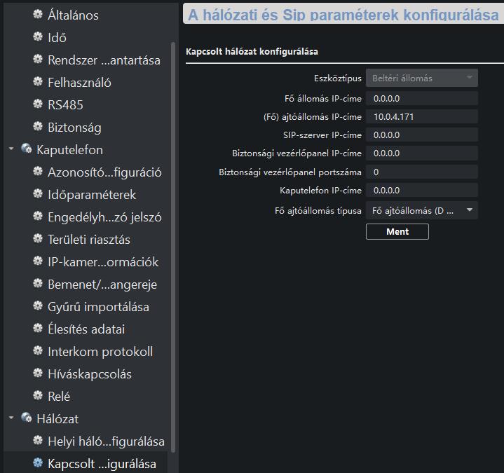Fő ajtóállomás típusa: 1.gen V, 2.gen D sorozat 1.4. TÖBB BELTÉRI ÉS TÖBB KÜLTÉRI EGYSÉG Telepítési példánkban több beltéri egység van, amire a többi kültéri egység egyszerre csöng be.